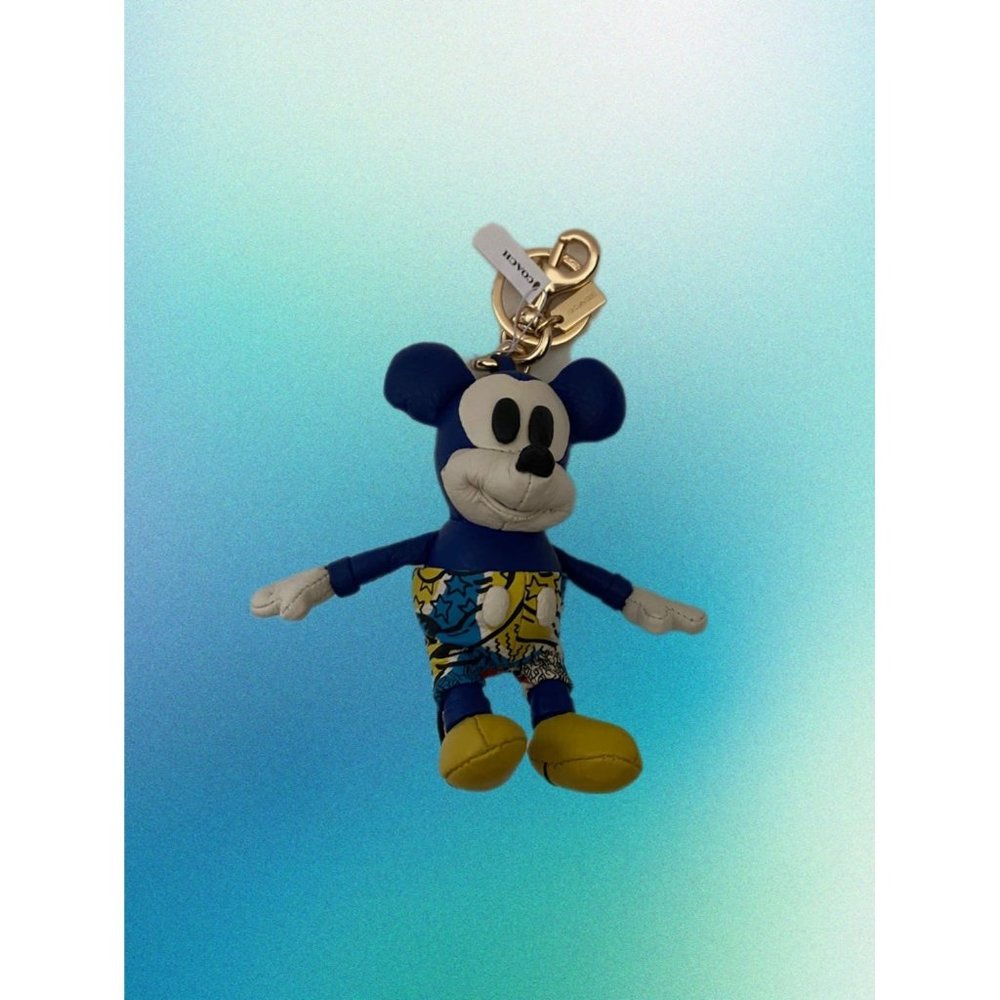 COACH Disney Mickey Mouse X Keith Haring Collectible Bag  Charm - C7117